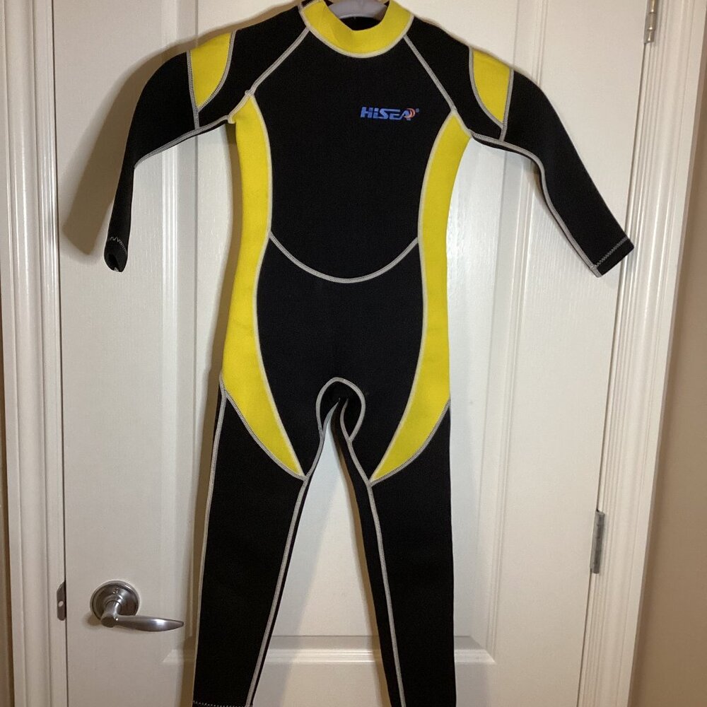 Hisea Scuba Donkey Wetsuit Kids Size 6 Long Sleeve Legs Full Suit Water Sports